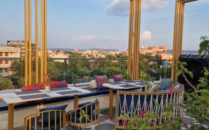 Birthday Lunch Rooftop Jaipur: Seating for 30 on the 4th Floor