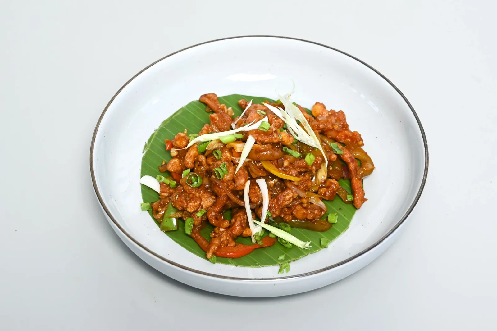 Butter chicken tikka masala with fresh cream and herbs