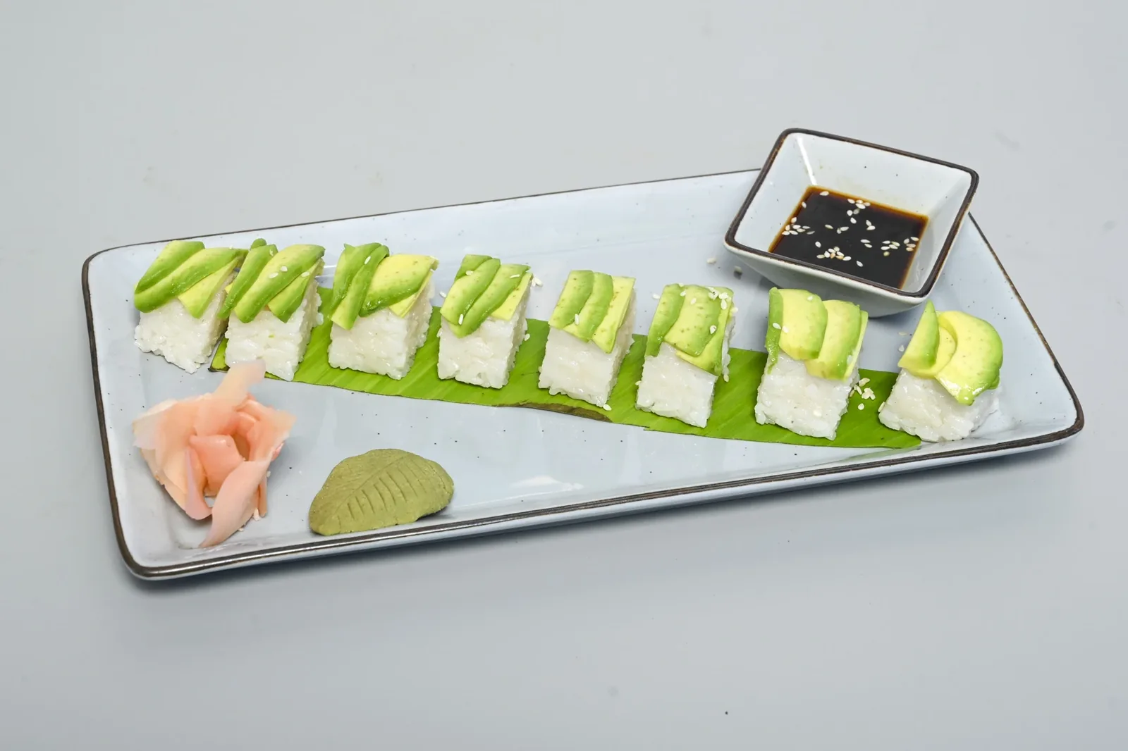Avocado sushi at Nouba Jaipur